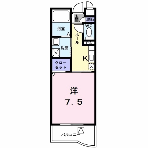 ピナイサーラ東大和の間取り