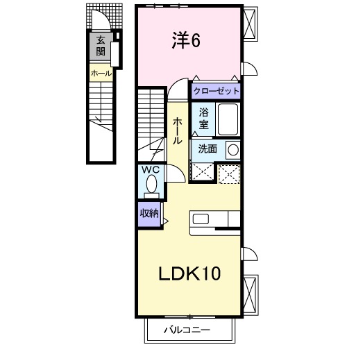 カーサ・プラシードの間取り