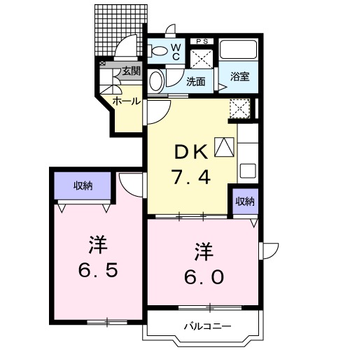 フランの間取り