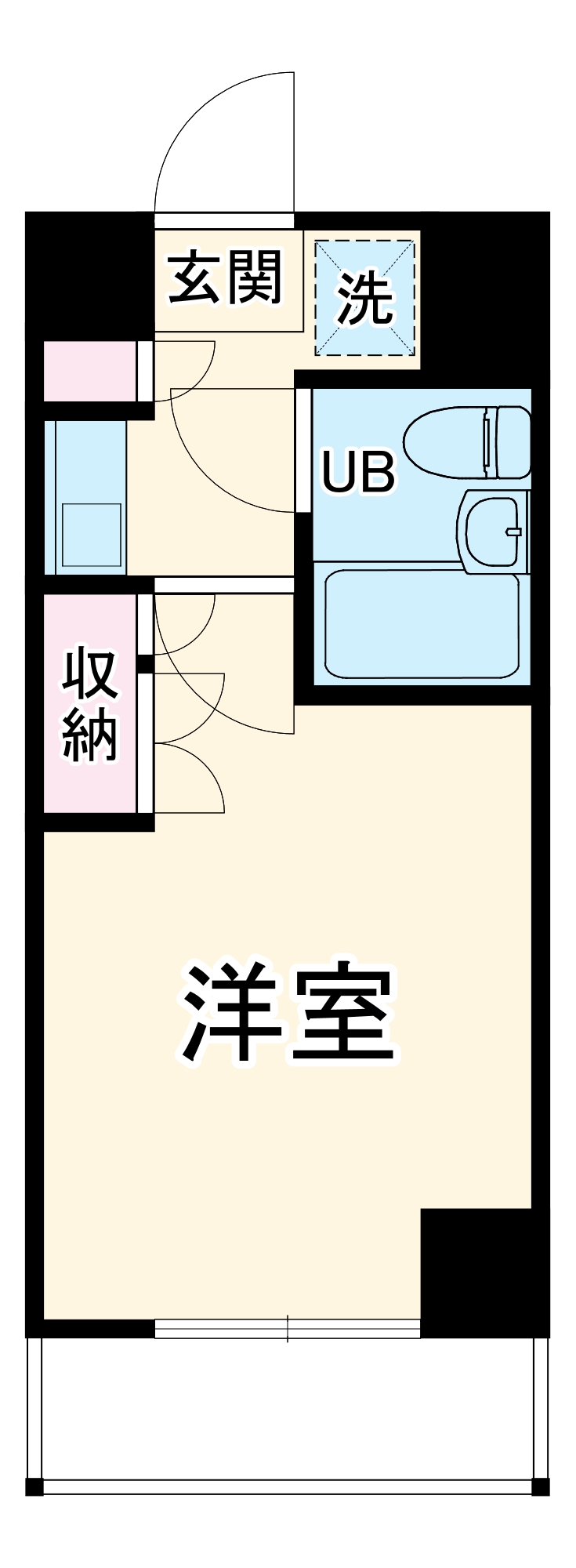 ダイアパレスアクティブシティ本厚木の間取り