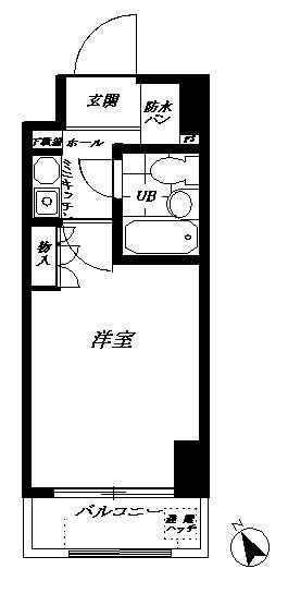 ダイアパレスアクティブシティ本厚木の間取り