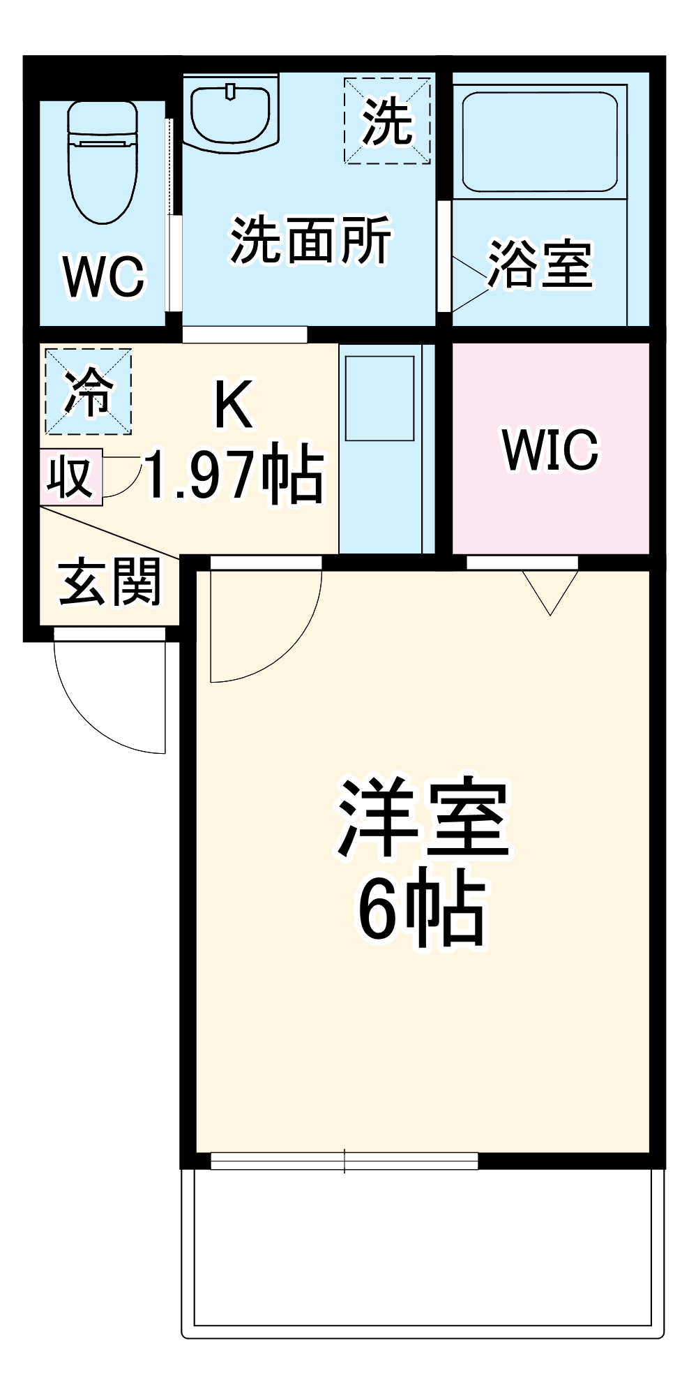 ユーフォリア船橋の間取り