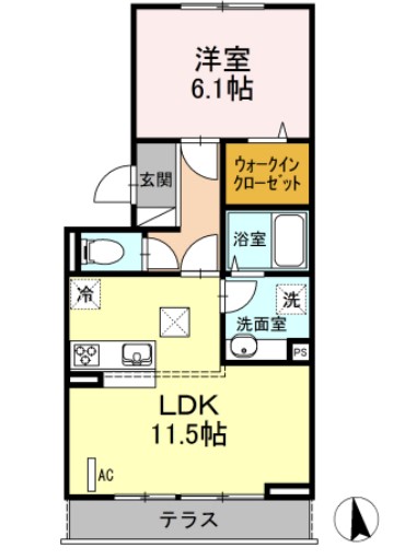 グランドパレスの間取り