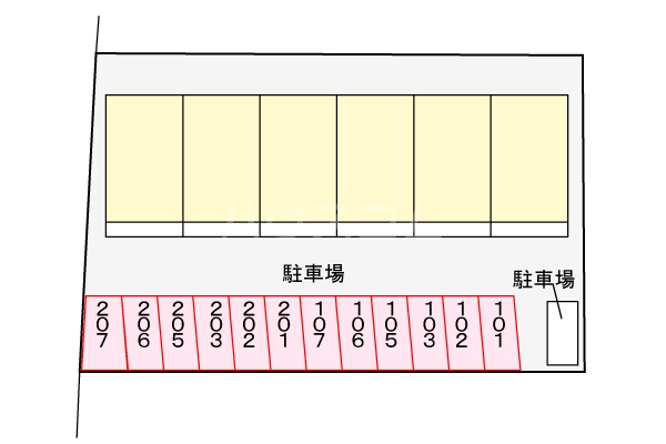 3/13 駐車場