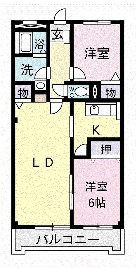 フロラシオンAⅠの間取り