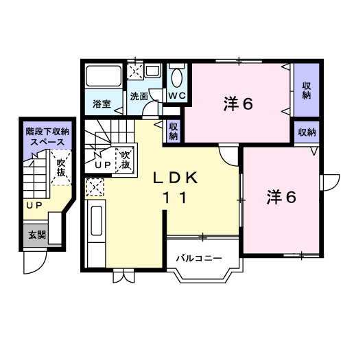 カフリーィエBの間取り