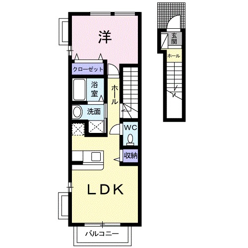 エスポワール・Tの間取り