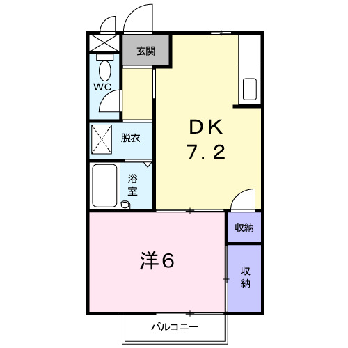 メゾン粟祐の間取り