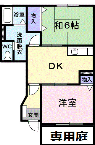 シャルマン富士見が丘の間取り