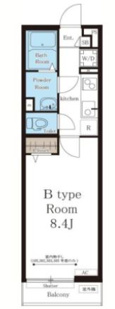 リブリ・川越仙波町の間取り