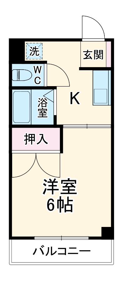 コーシュービル88の間取り