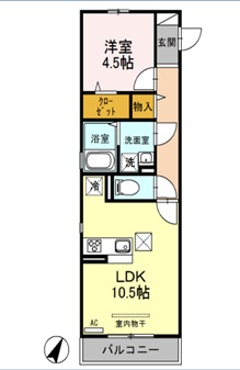 アンラージュの間取り