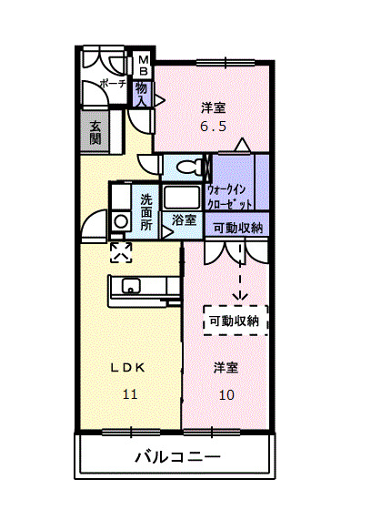Grand Leagaの間取り