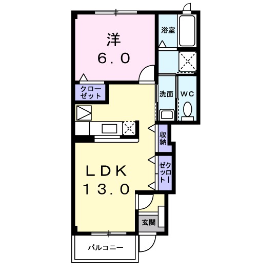 フィオーレの間取り
