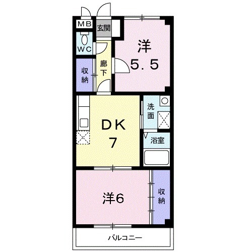 エントピア横須賀の間取り