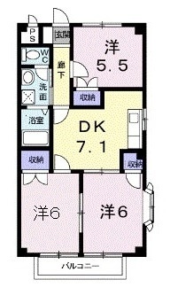グリ-ン14の間取り
