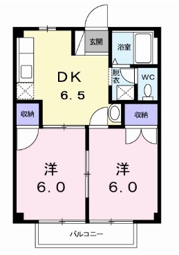 カーサ喜見塚の間取り