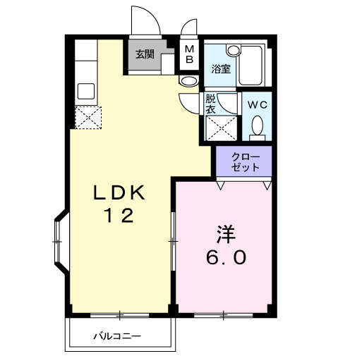 シティーパルの間取り
