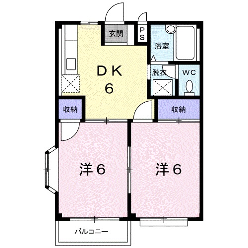 ハイツ長藤の間取り