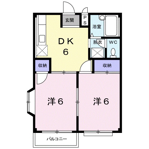 エクセルハイツの間取り