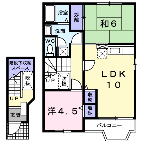 ひまわりⅢの間取り