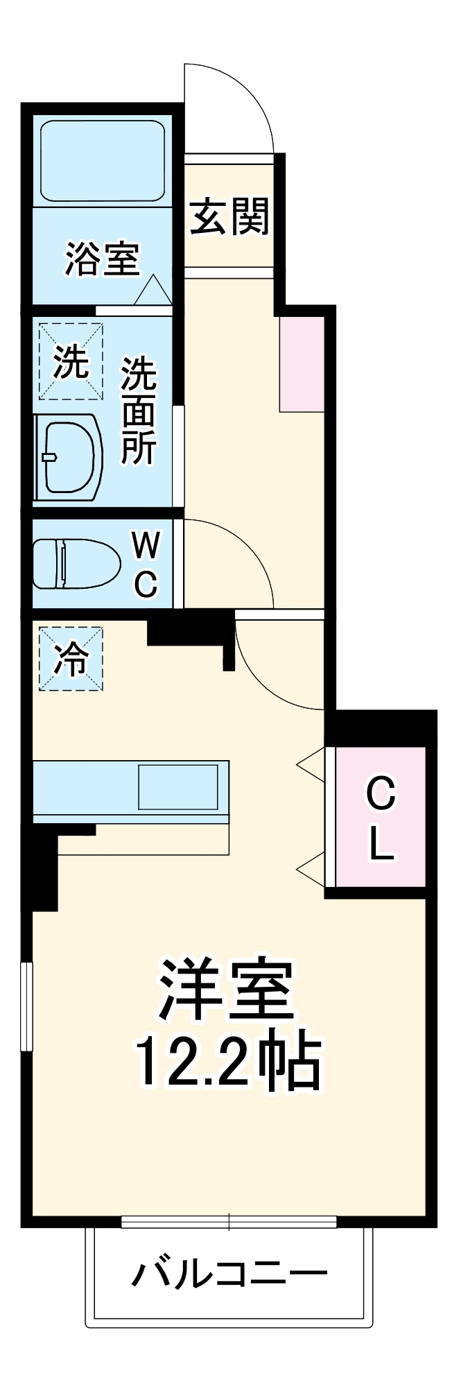 レジデンス輝Ⅱの間取り