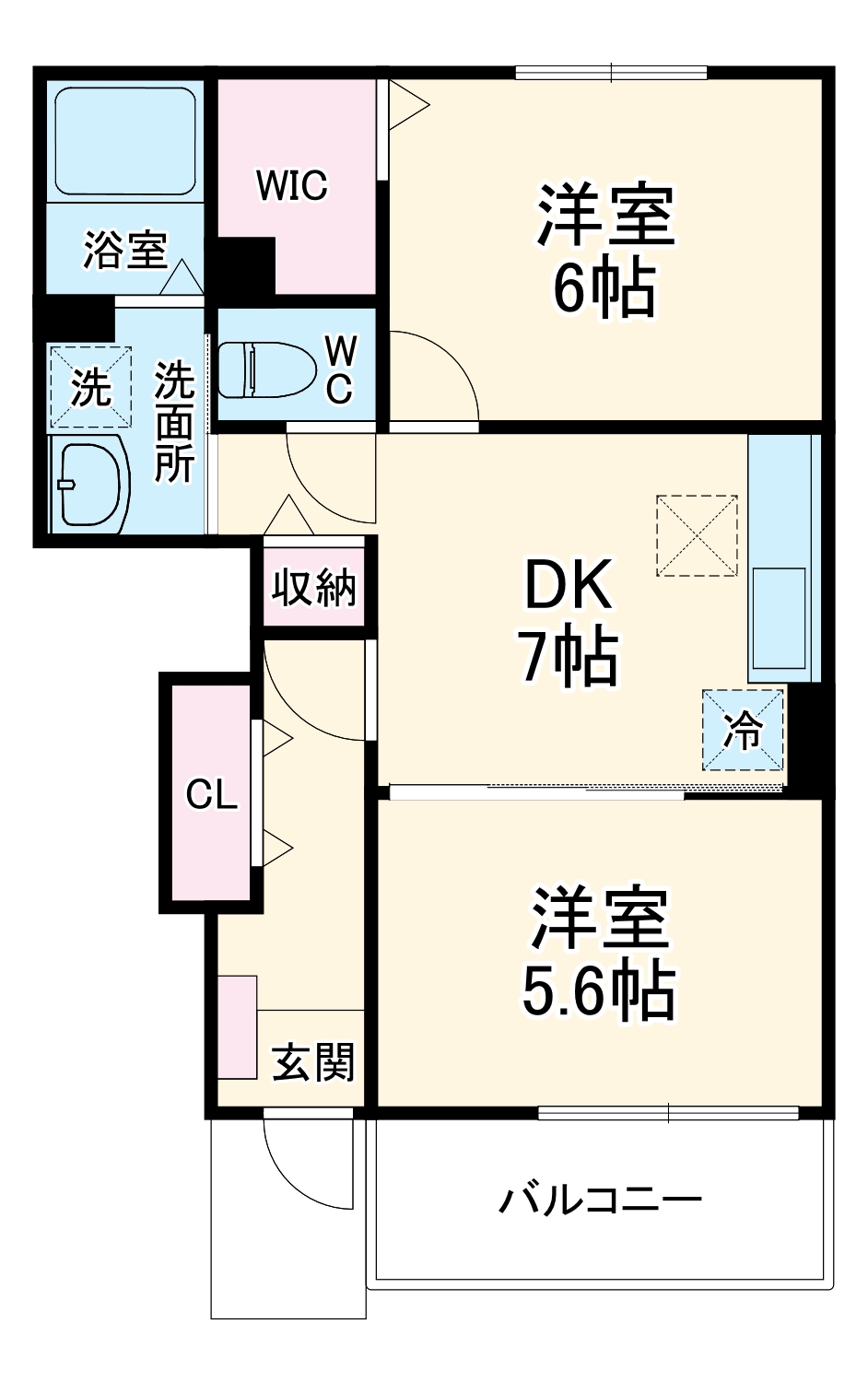 ベルソレイユの間取り