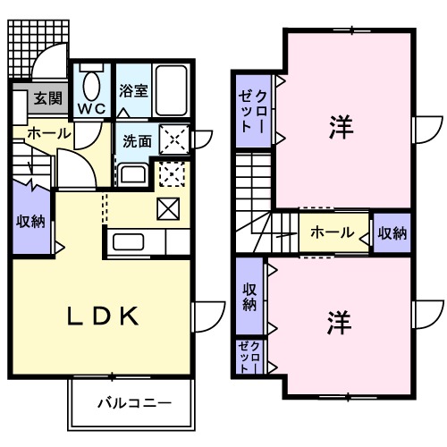 ホワイトリーフⅡの間取り