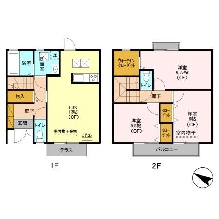 テラス原山の間取り