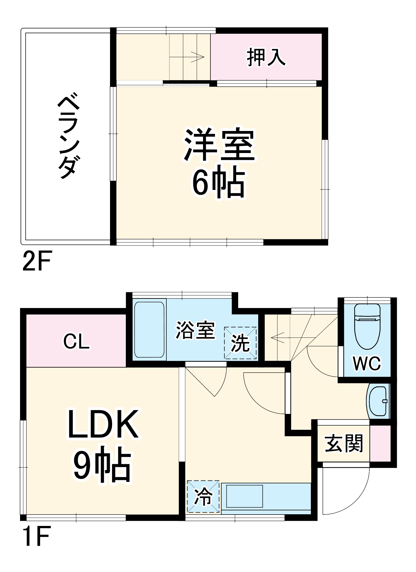 上沢Green houseの間取り