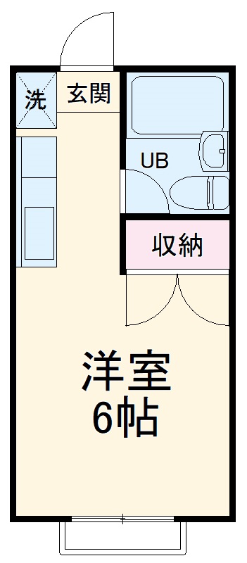 新狭山ユアーズ９２・D209号室の間取り