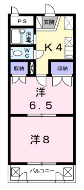 第2メゾンあらかわの間取り