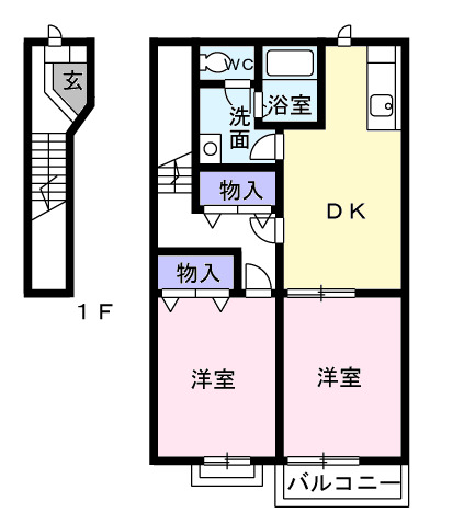 ピーチピットの間取り