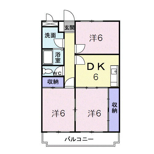 ニューマリッチ石川壱号館の間取り