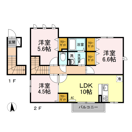 メゾンドレテの間取り