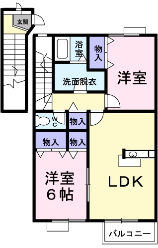 イル フィオーレAの間取り