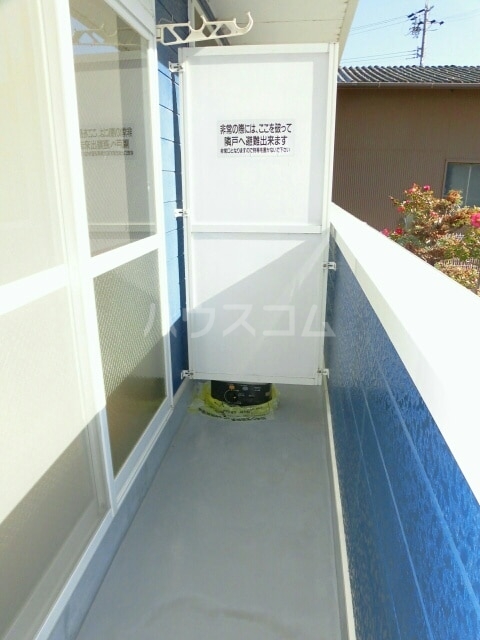 12/25 バルコニー