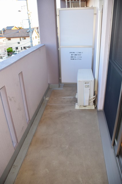 12/24 バルコニー