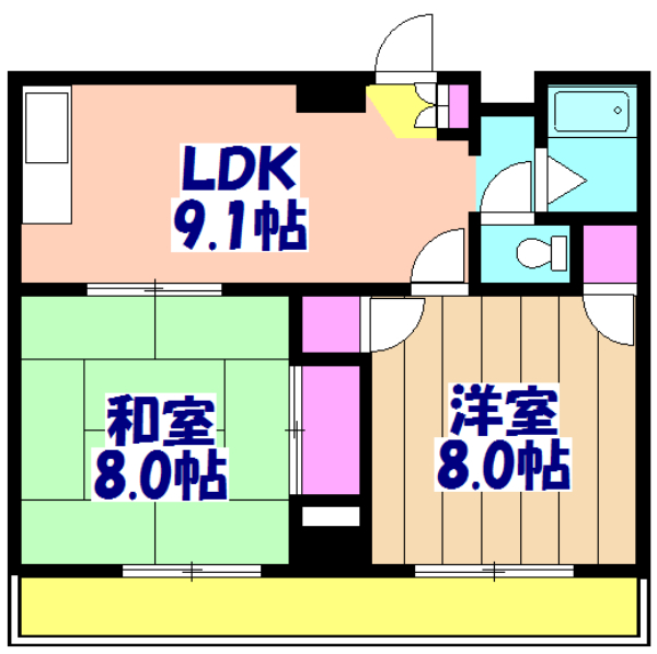 グレースサミーの間取り