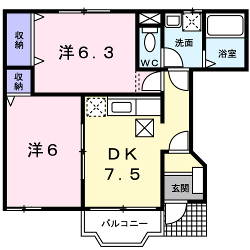 2/21 間取