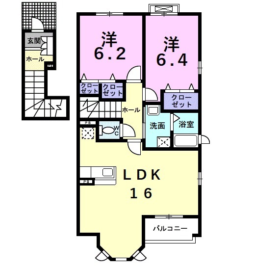 ソレイユ ルヴァンの間取り