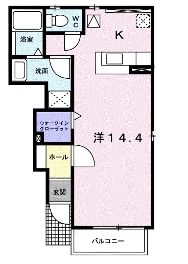 フレスクーラ ガーデンの間取り