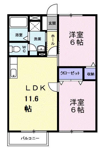 フローラの間取り