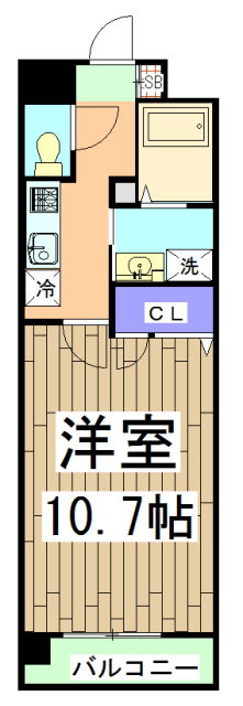 エスリード西小路御池の間取り
