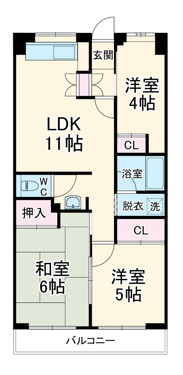 ソレイユ久保の間取り