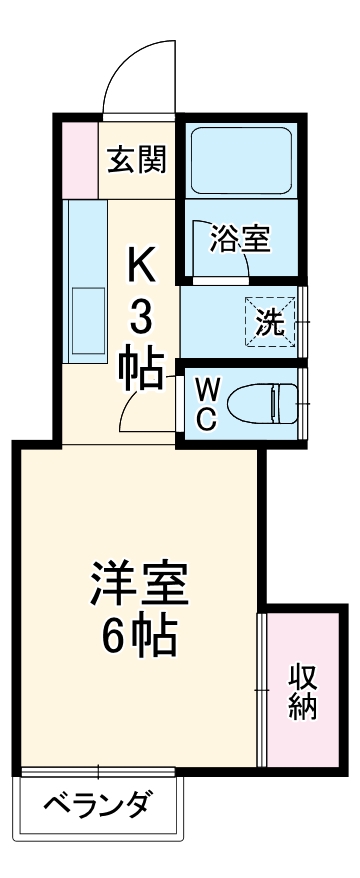 スカイハイツの間取り