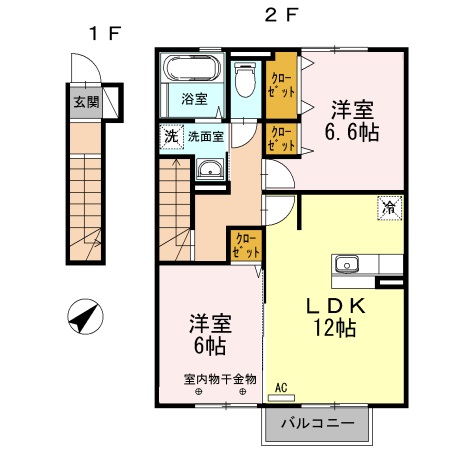 グリシーナBの間取り