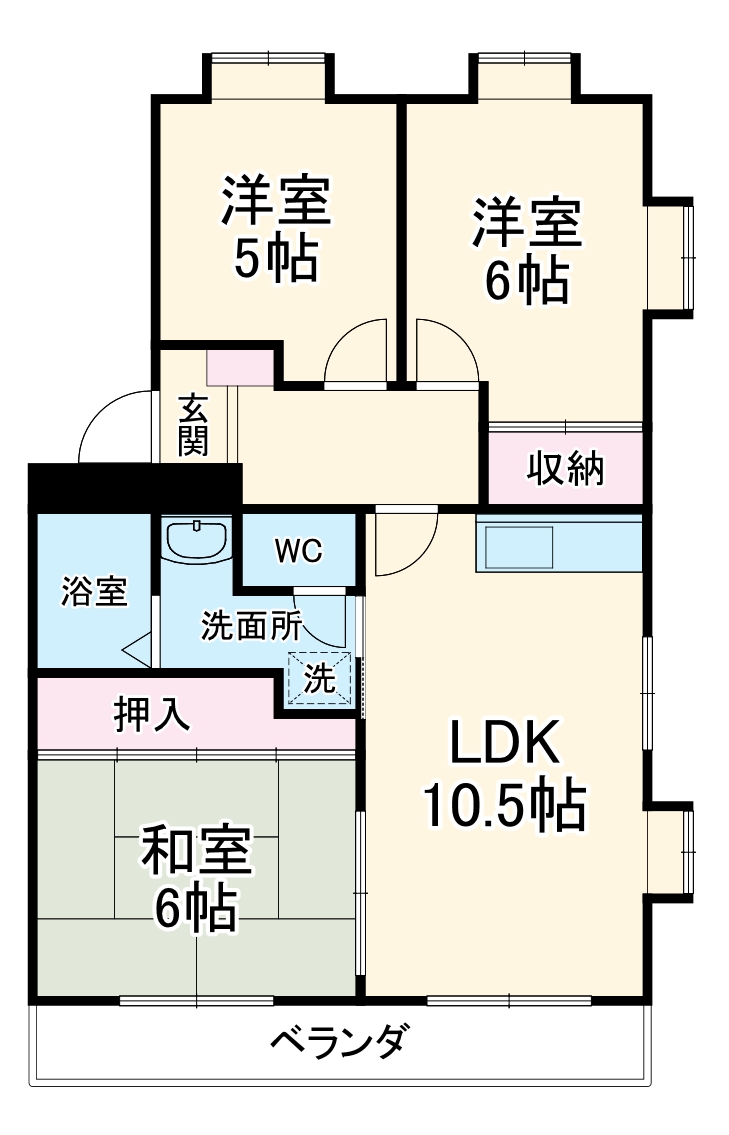 サンライズ湘南の間取り