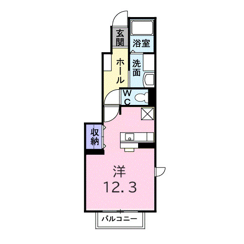 セレーノＣの間取り