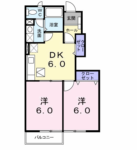アフロートの間取り